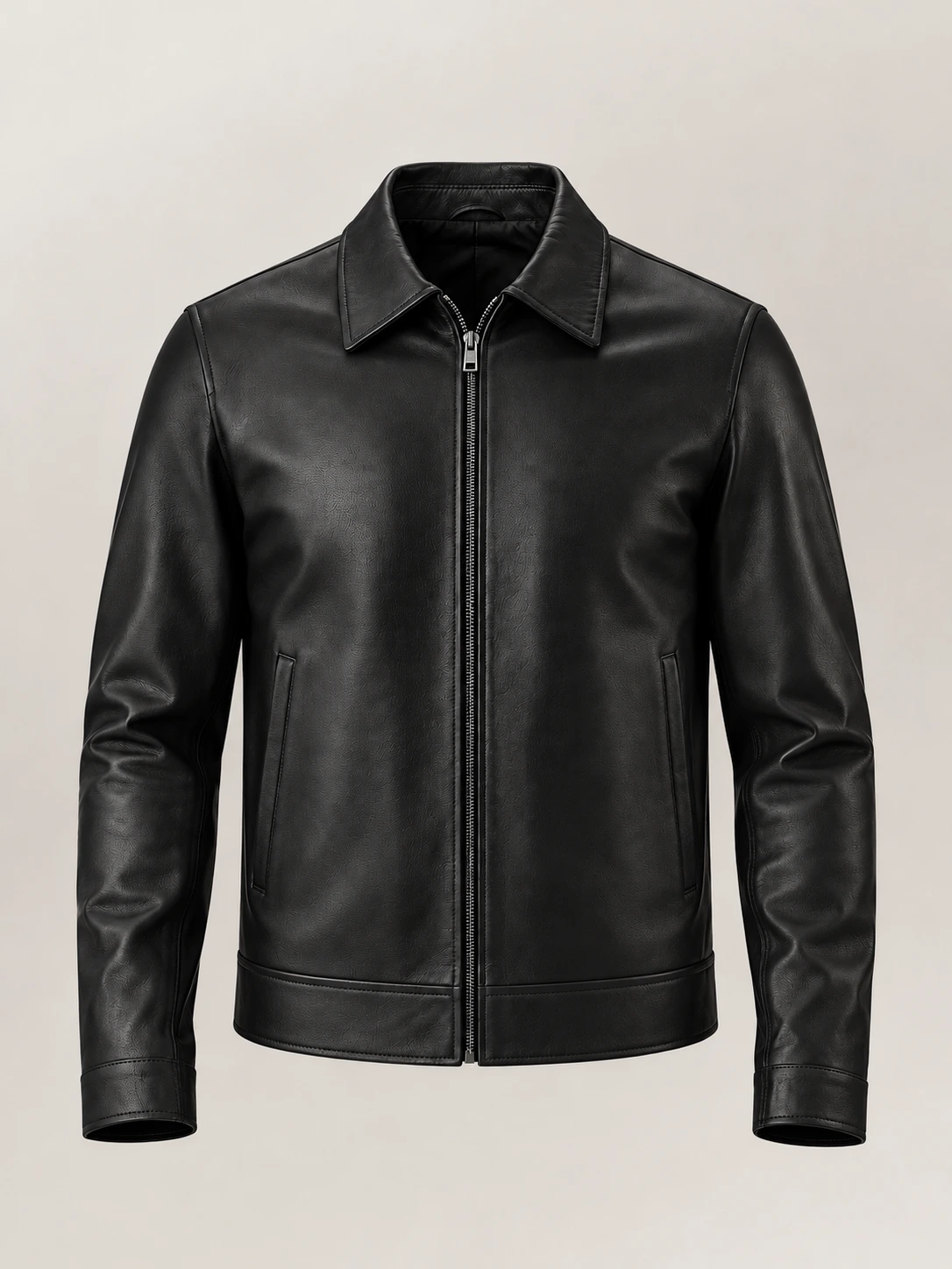 Men's Tropea Black Leather Jacket