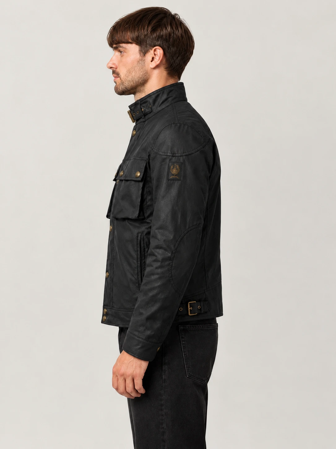 Men's Black Race Master Icon Jacket