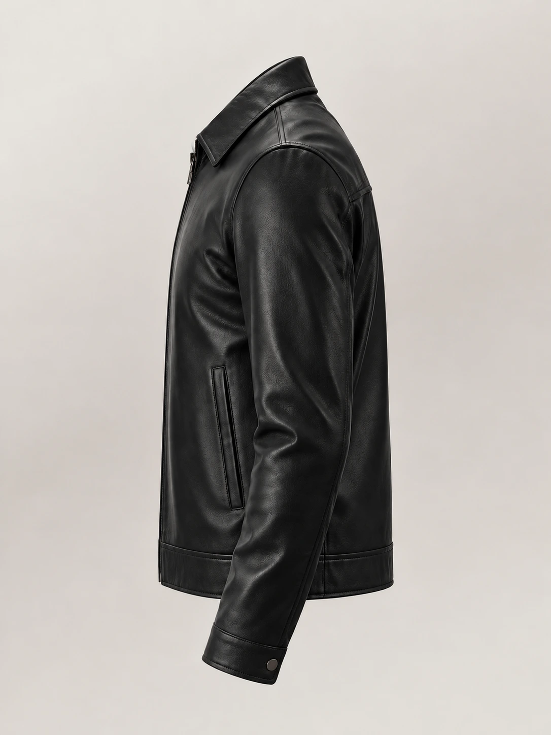Men's Tropea Black Leather Jacket