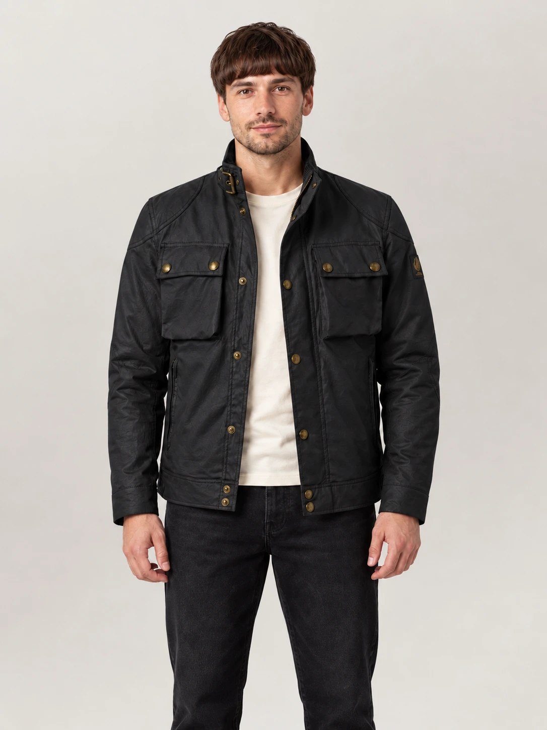Men's Black Race Master Icon Jacket