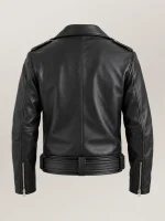 Men's Positano Black Biker Leather Jacket