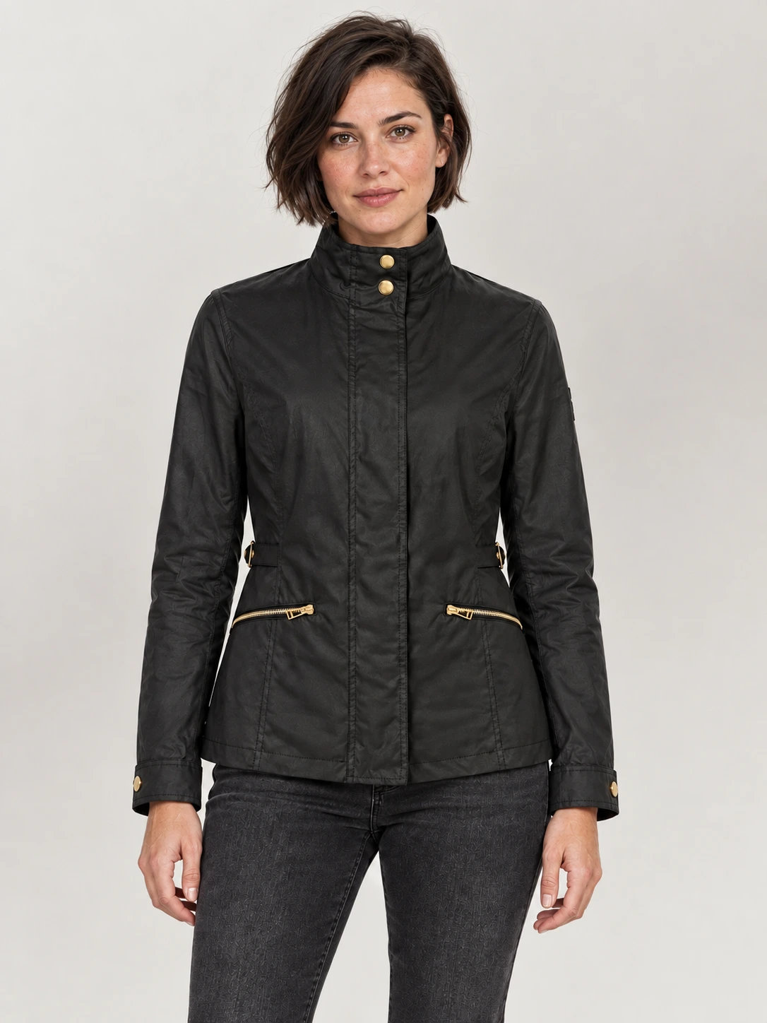 Women's Black Madison Cotton Jacket
