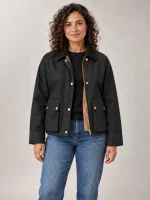 Women's Black Cyan Jacket
