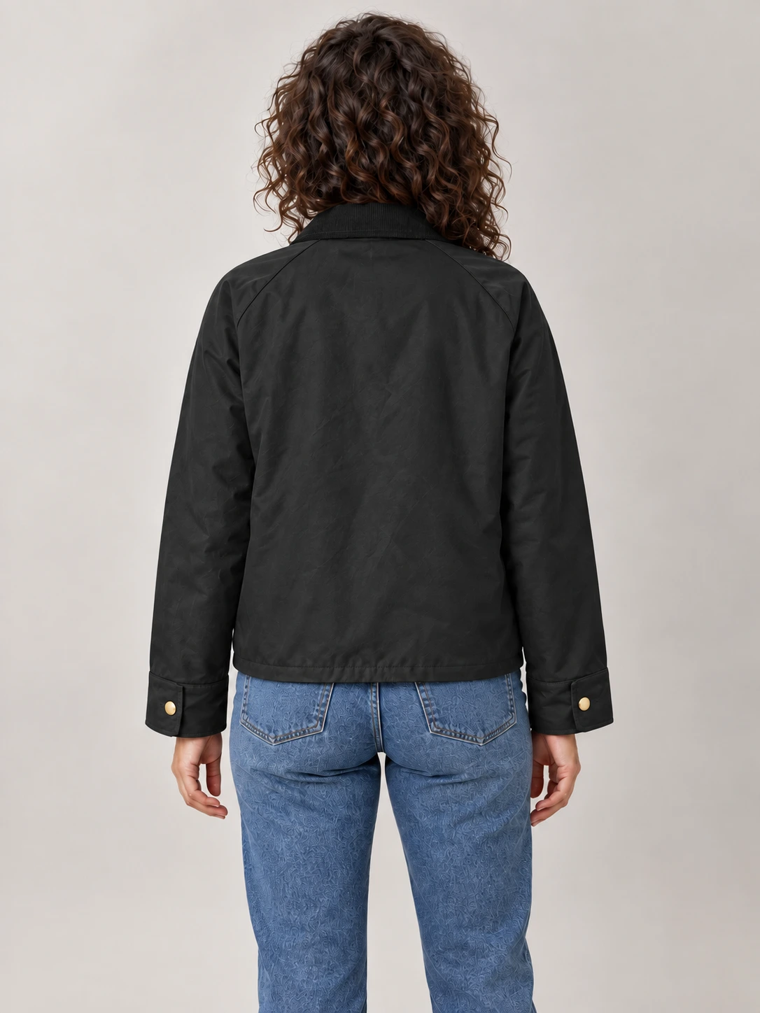 Women's Black Cyan Jacket