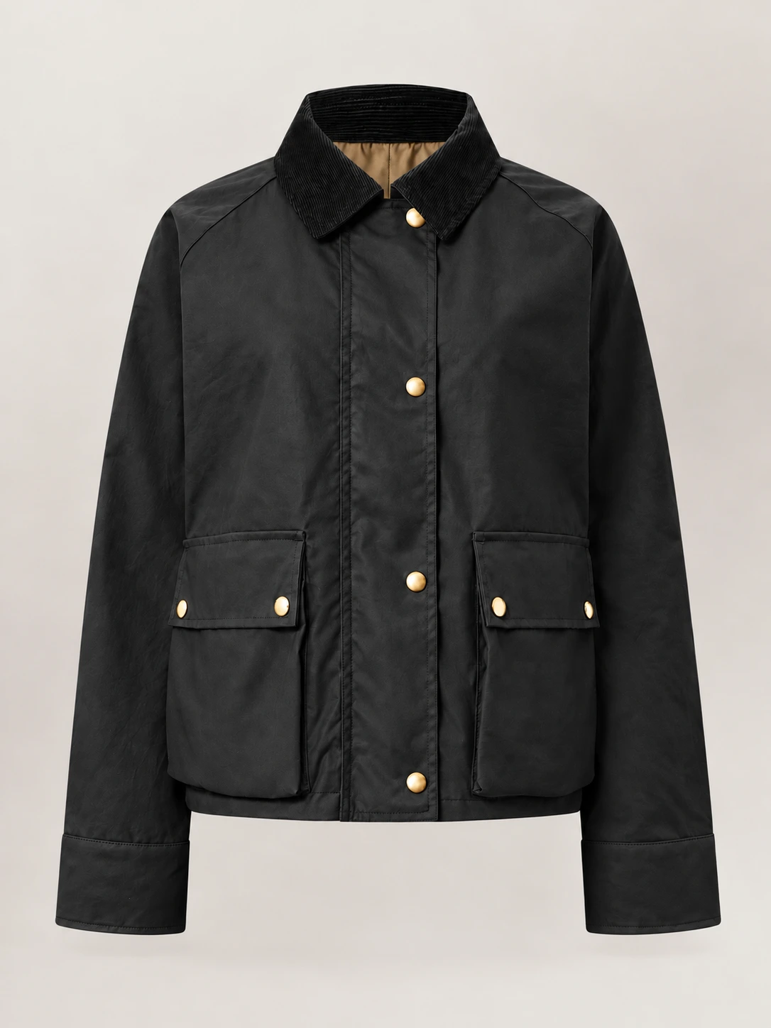 Women's Black Cyan Jacket