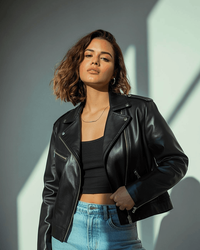 Women's Black Leather Jackets