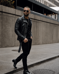 Men's Black Leather Jackets