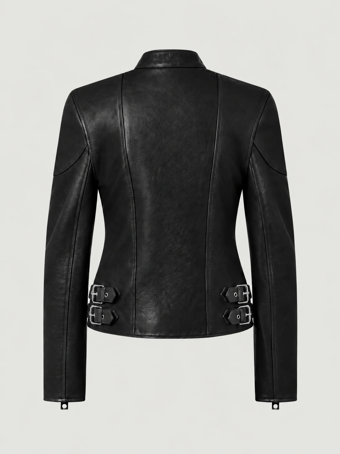 Women's Black Russo Leather Jacket