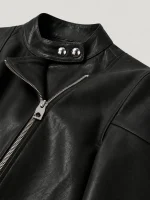 Women's Black Russo Leather Jacket