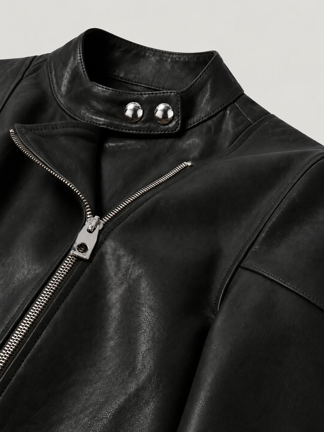Women's Black Russo Leather Jacket