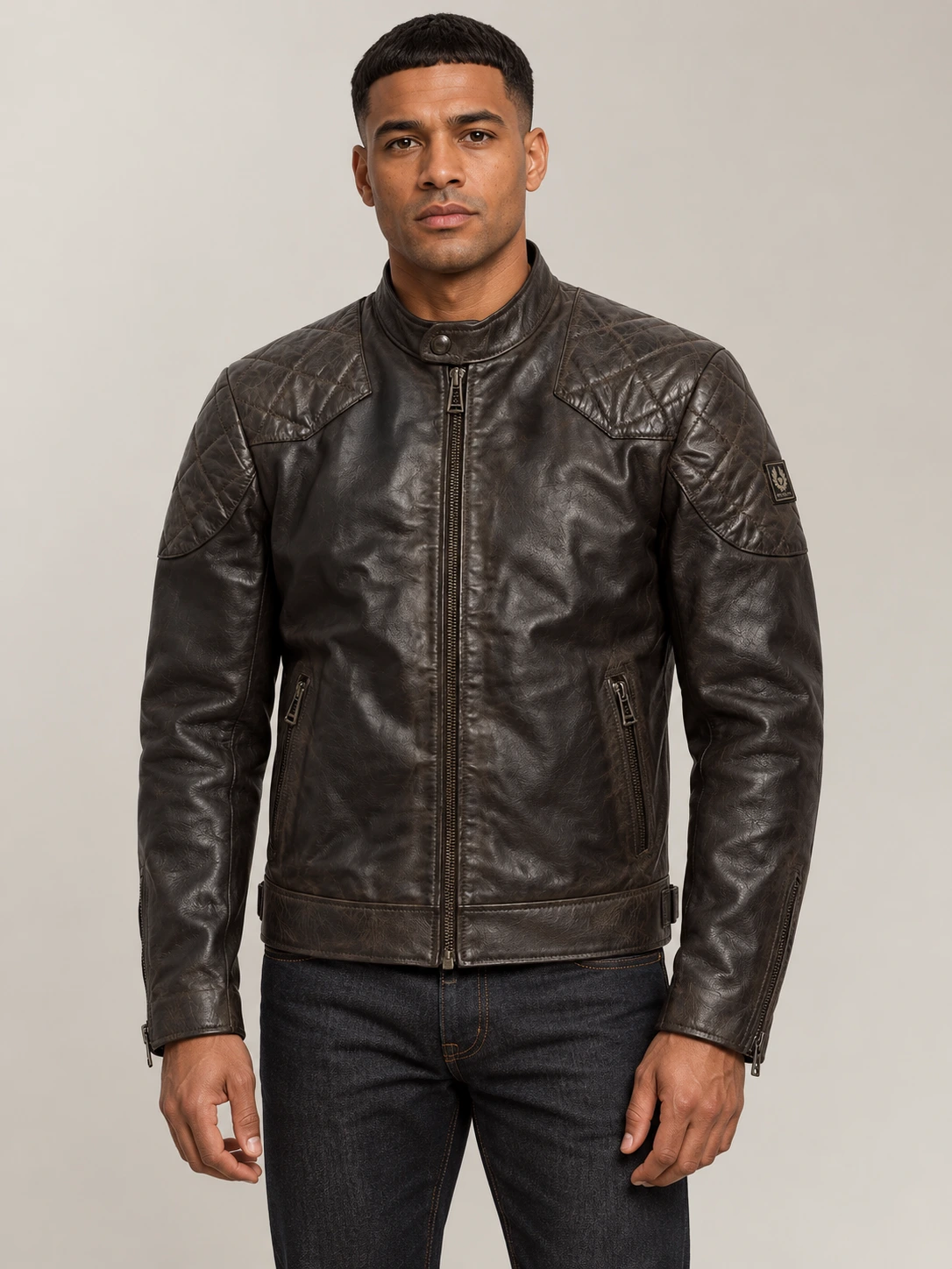 Men's Outlaw Icon Leather Jacket