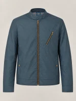 Men's Petrol Waxed Cotton Sideline Jacket