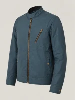 Men's Petrol Waxed Cotton Sideline Jacket