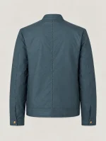 Men's Petrol Waxed Cotton Sideline Jacket