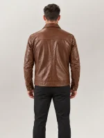 Men's Tropea Brown Leather Jacket