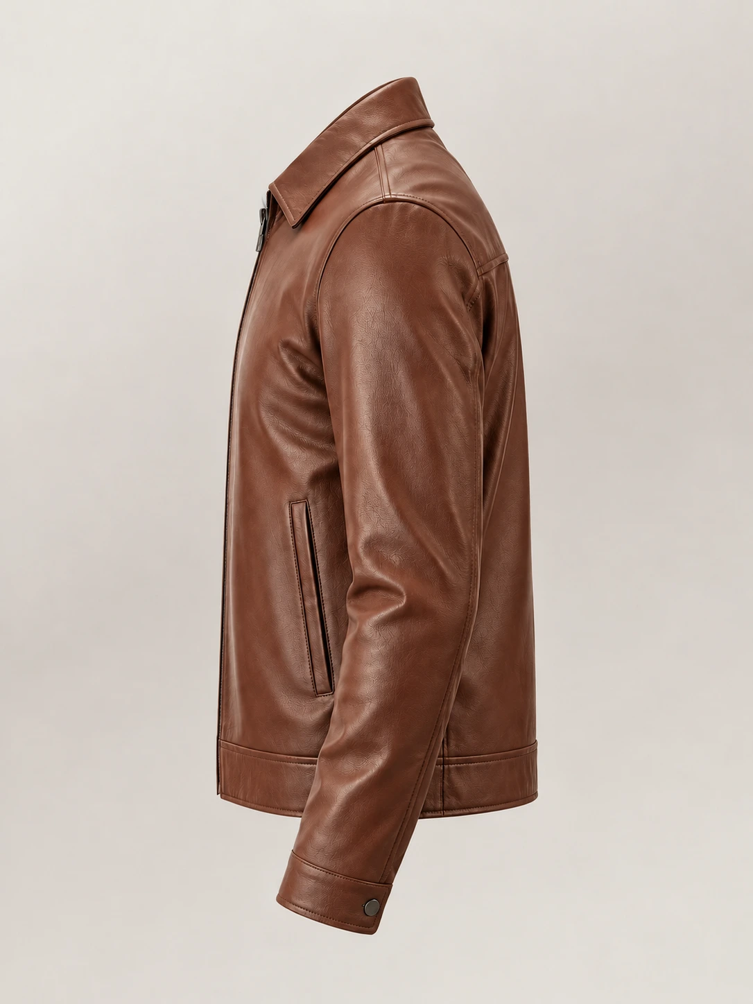 Men's Tropea Brown Leather Jacket
