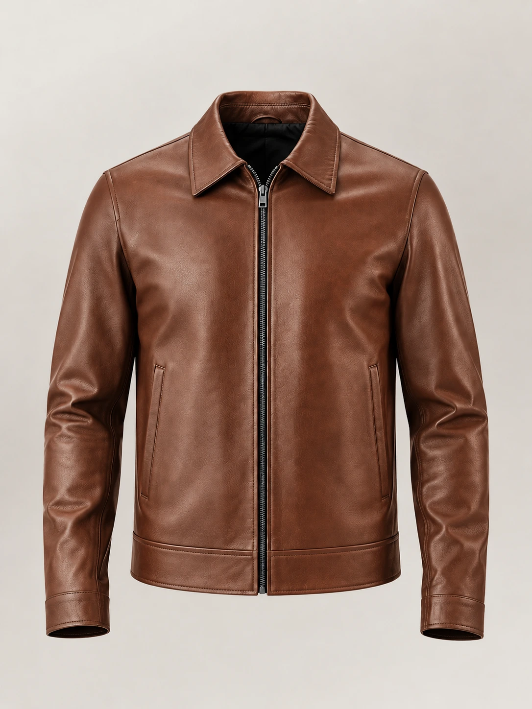 Men's Tropea Brown Leather Jacket