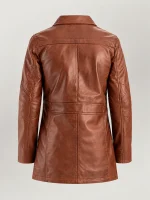 Men's Sardegna Brown Leather Coat