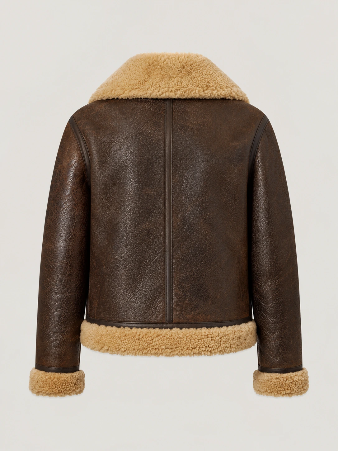 Women's Brown Kenora Shearling Leather Jacket