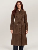 Women's TT Trench Leather Coat