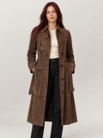 Women's TT Trench Leather Coat