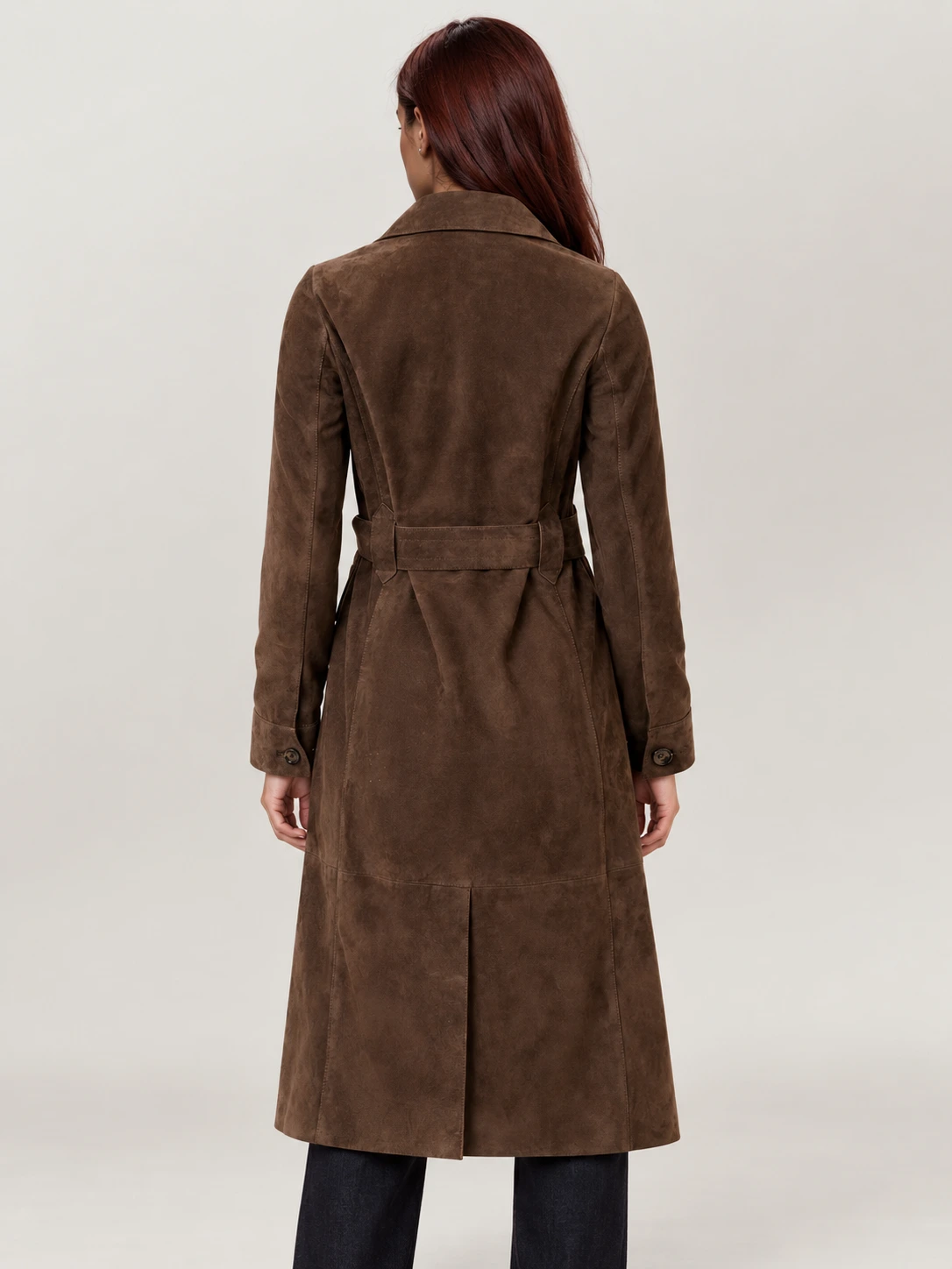 Women's TT Trench Leather Coat