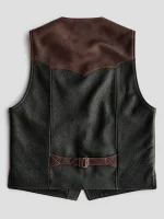 Men's Western Cowhide Leather Vest