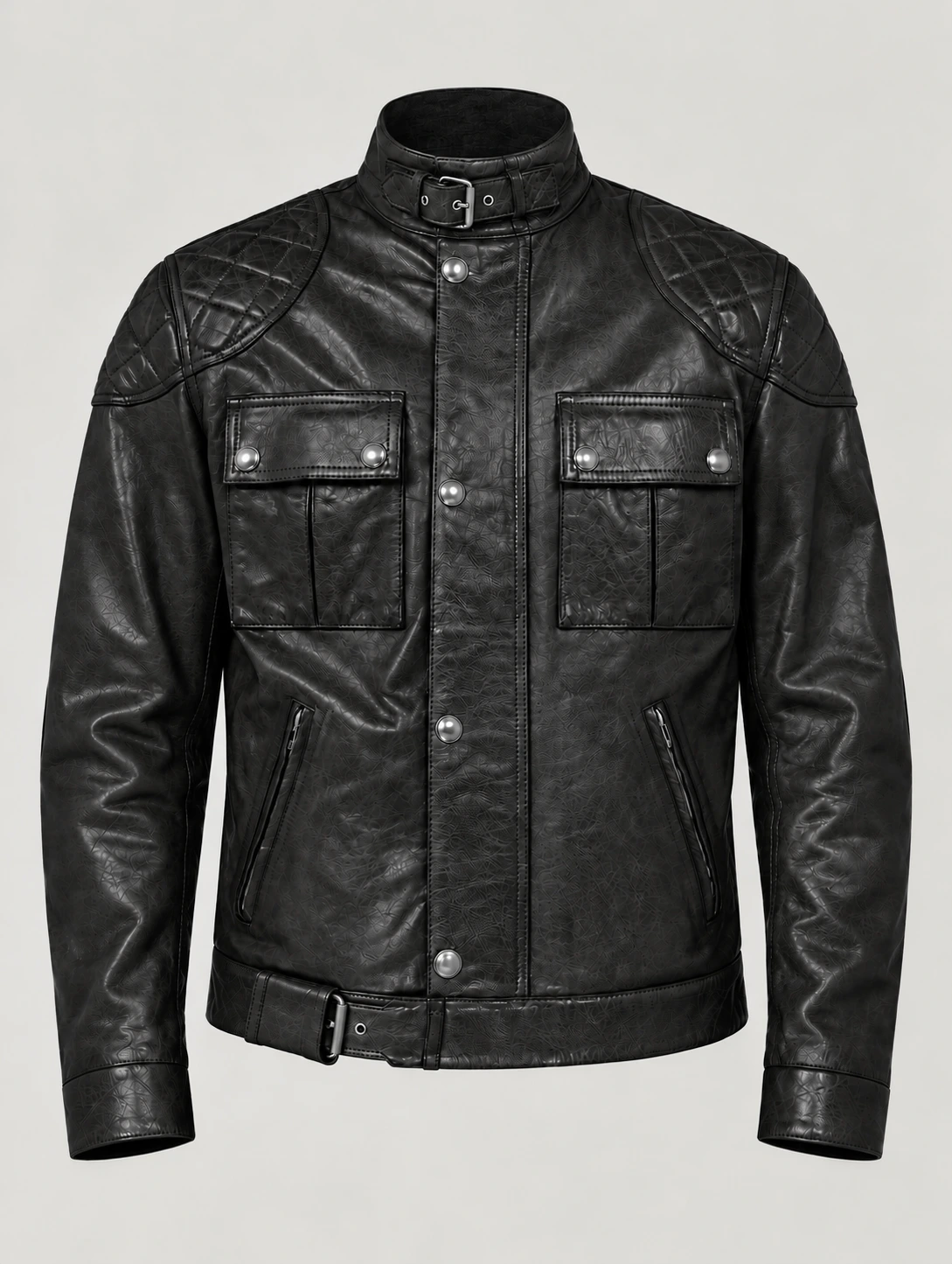 Men's Black Brooklands Motorcycle Jacket