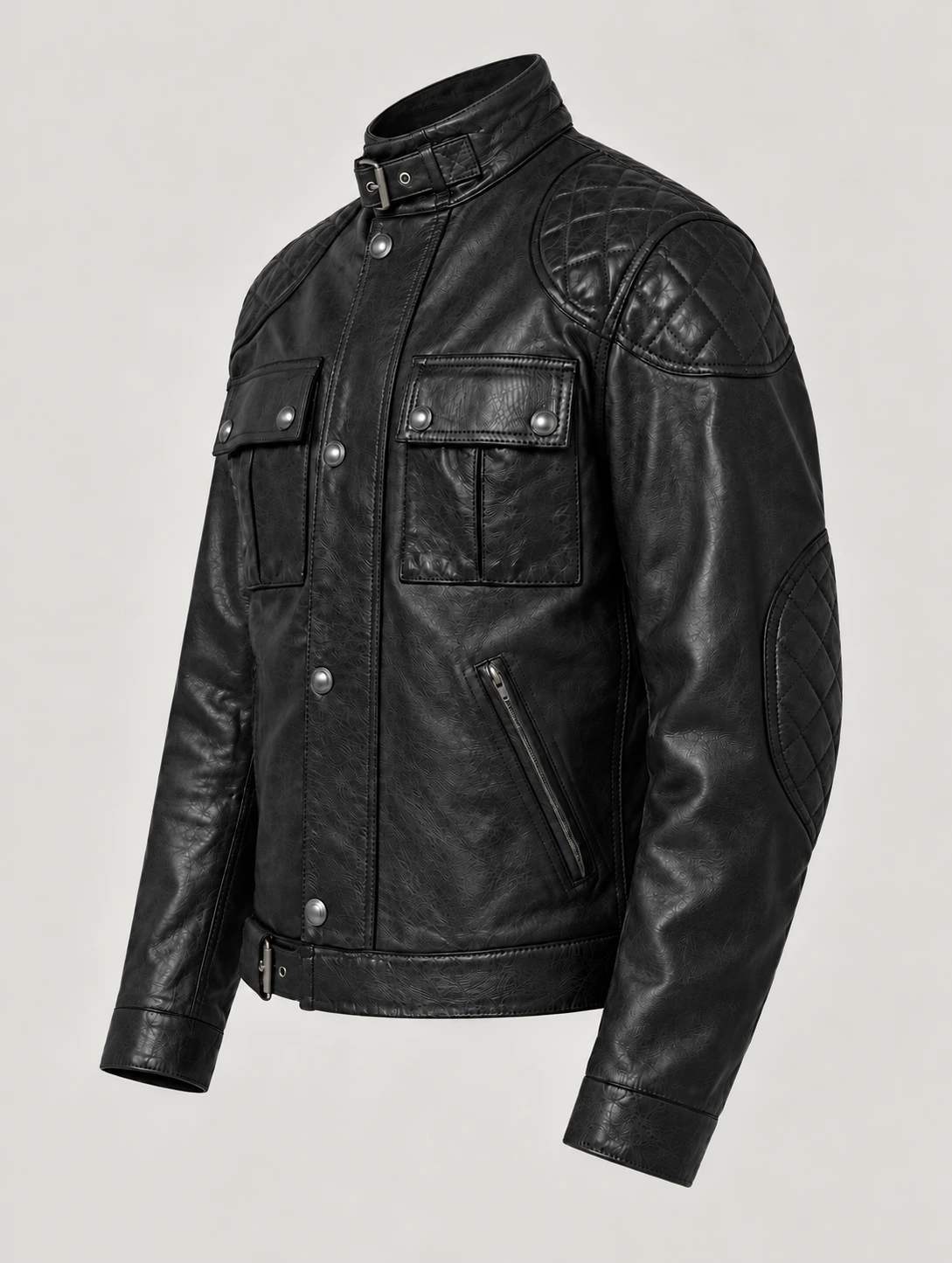 Men's Black Brooklands Motorcycle Jacket