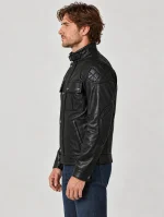 Men's Black Brooklands Motorcycle Jacket