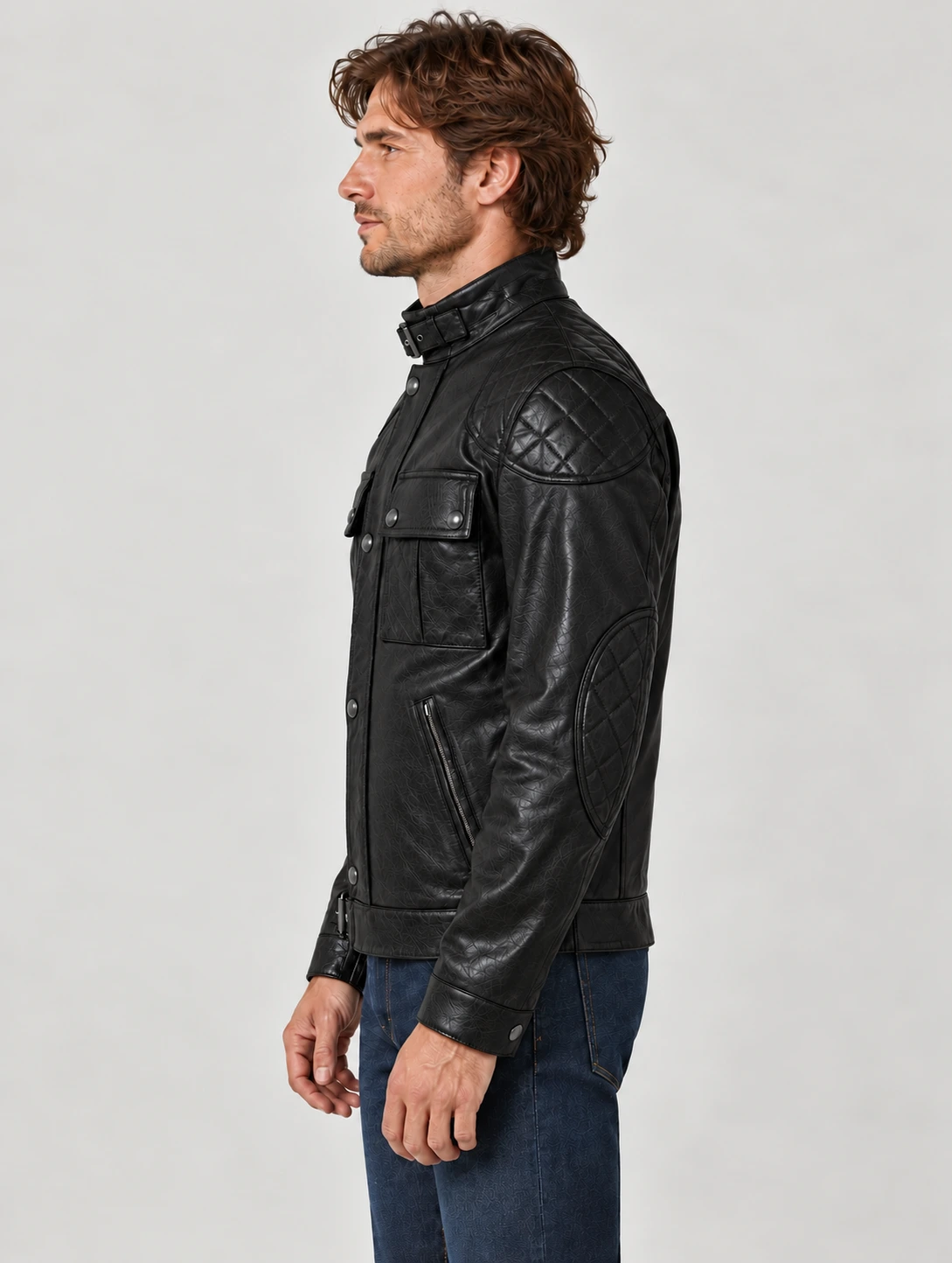 Men's Black Brooklands Motorcycle Jacket