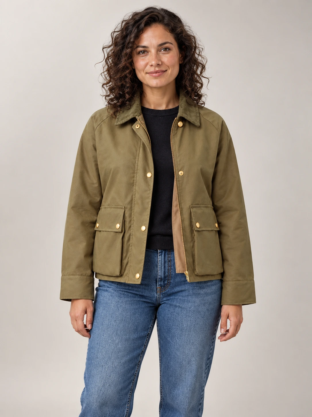 Women's Dark Dune Cyan Jacket