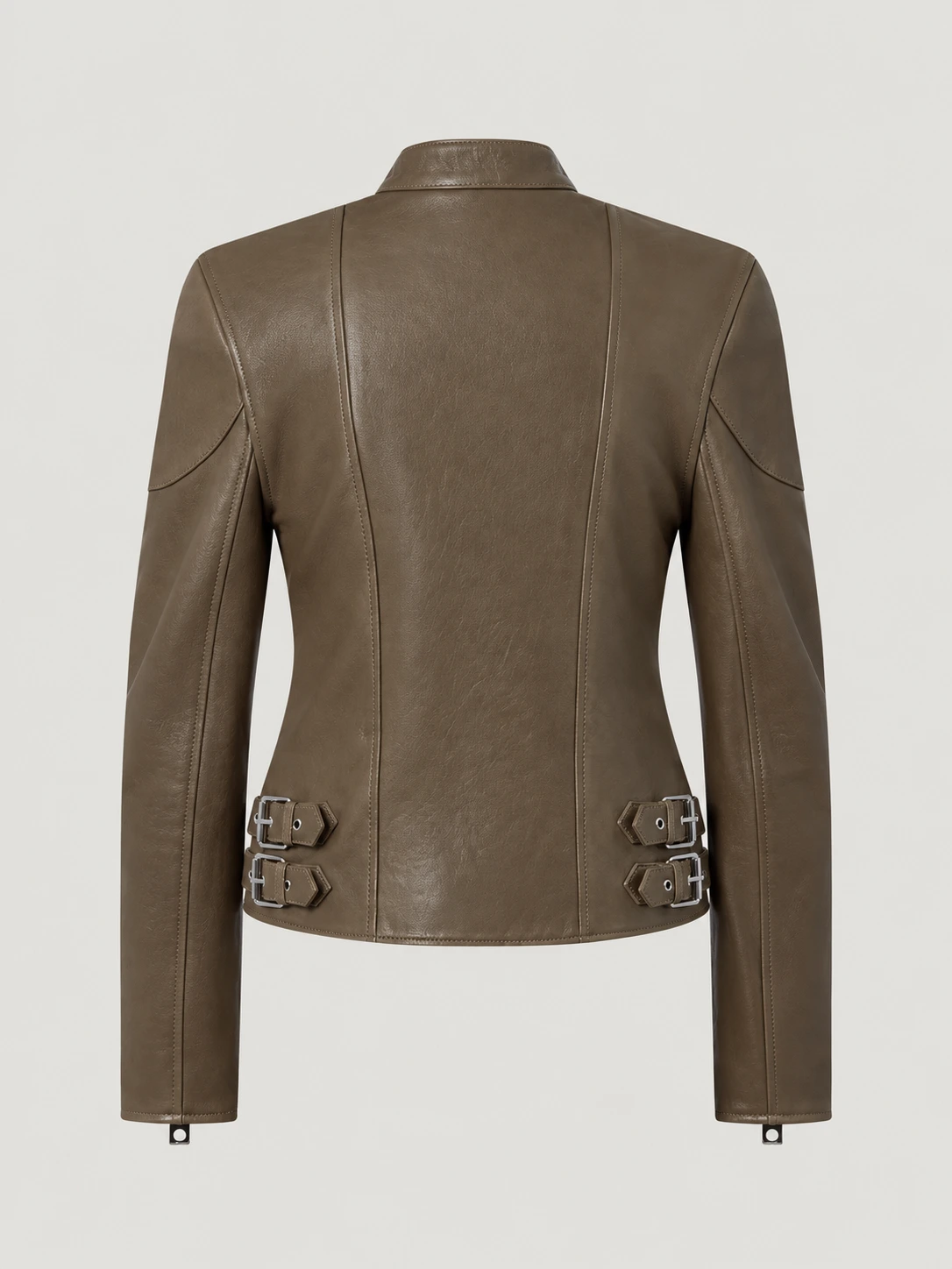 Women's Dusty Taupe Russo Leather Jacket