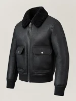 Men's Northwind Fur Collar Leather Jacket