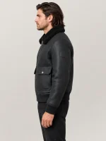 Men's Northwind Fur Collar Leather Jacket