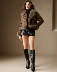 Women's Fur Leather Jackets