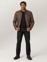 Men's Gangster Leather Jacket