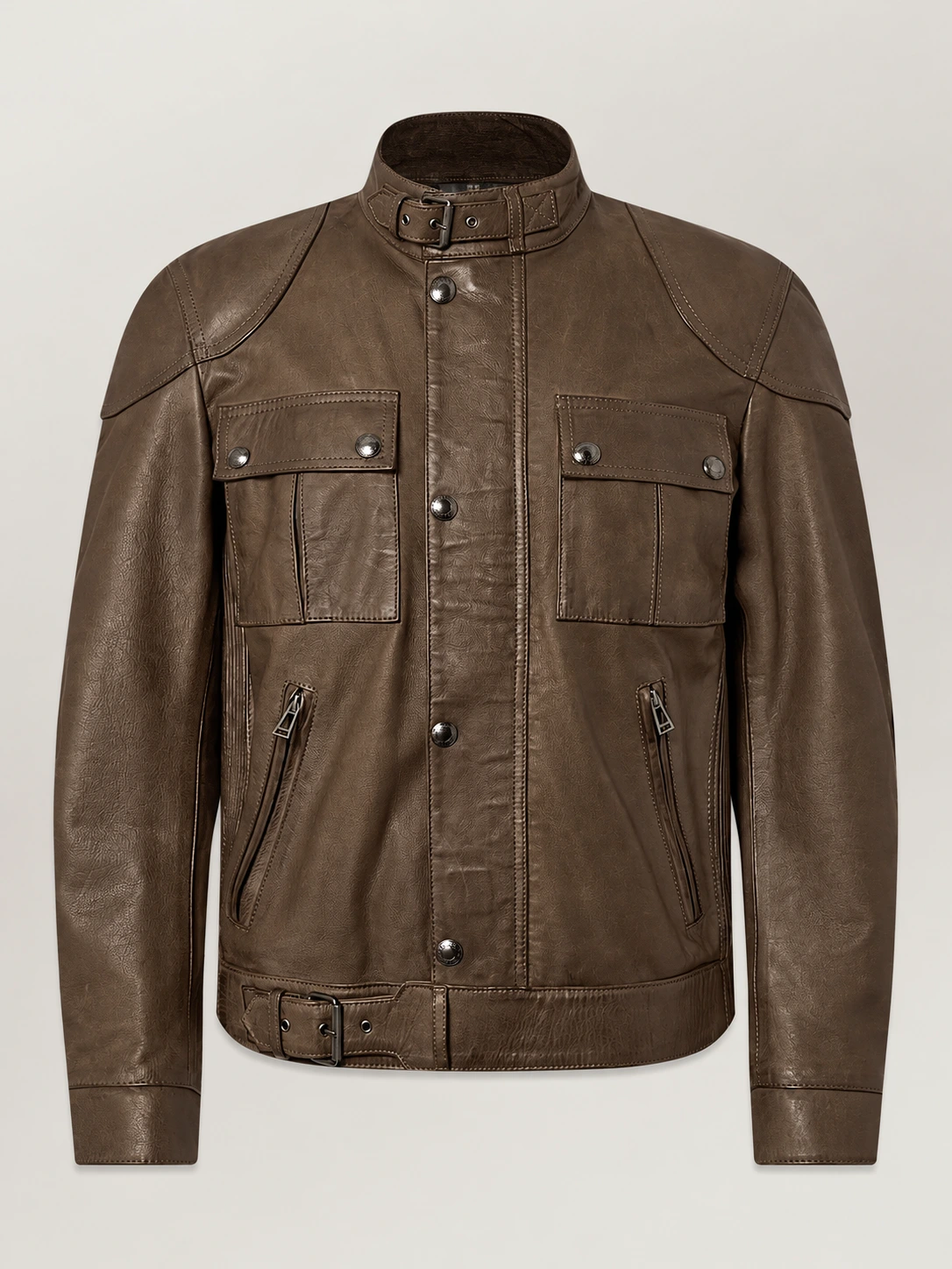 Men's Gangster Leather Jacket