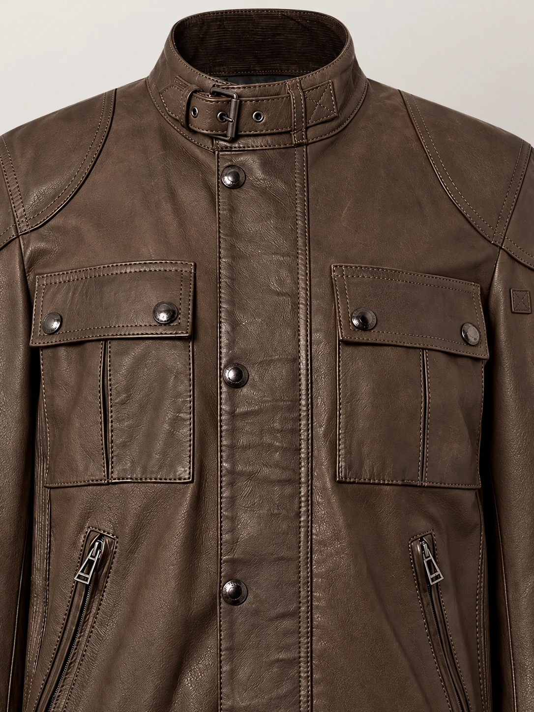 Men's Gangster Leather Jacket