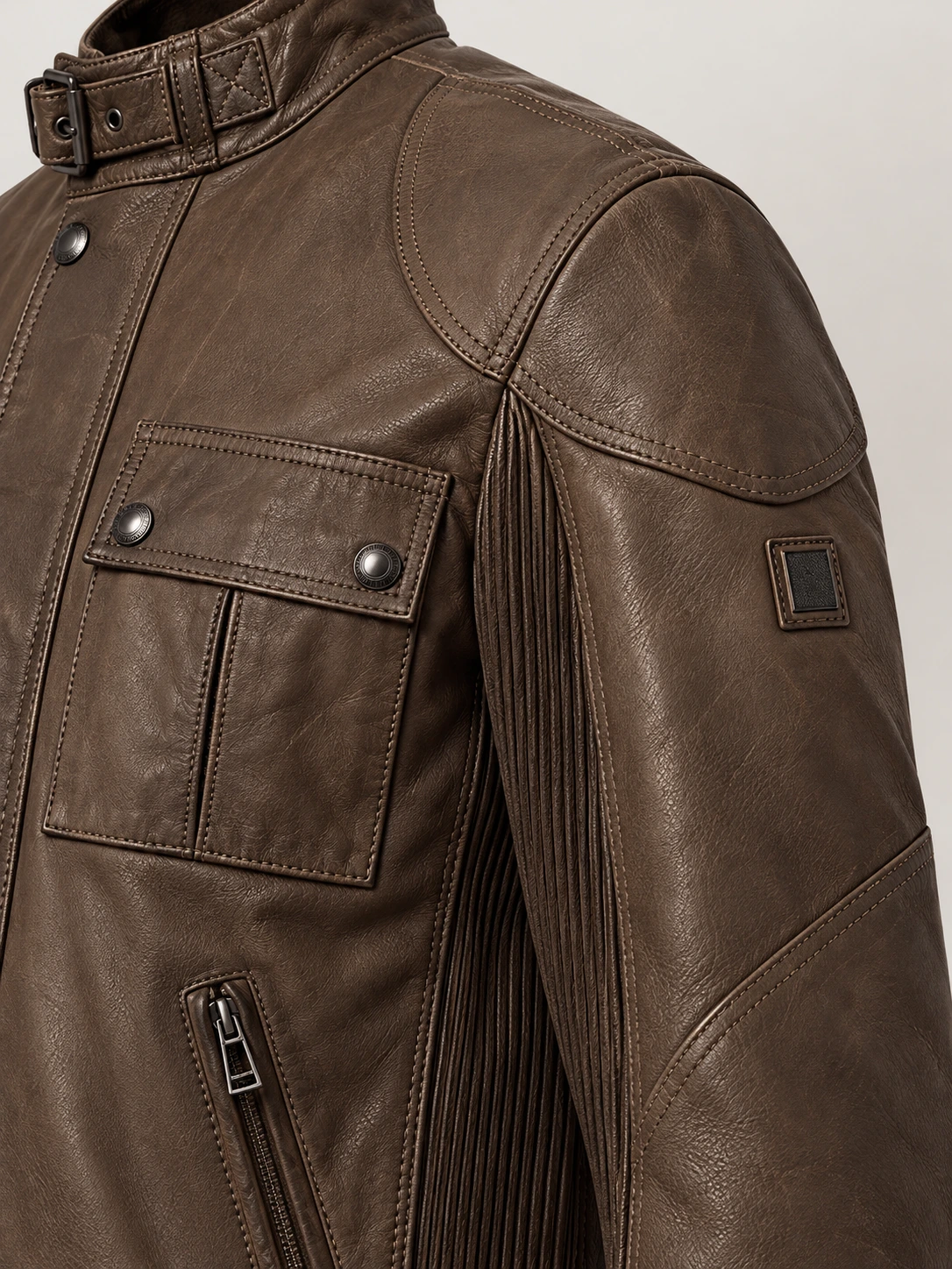 Men's Gangster Leather Jacket