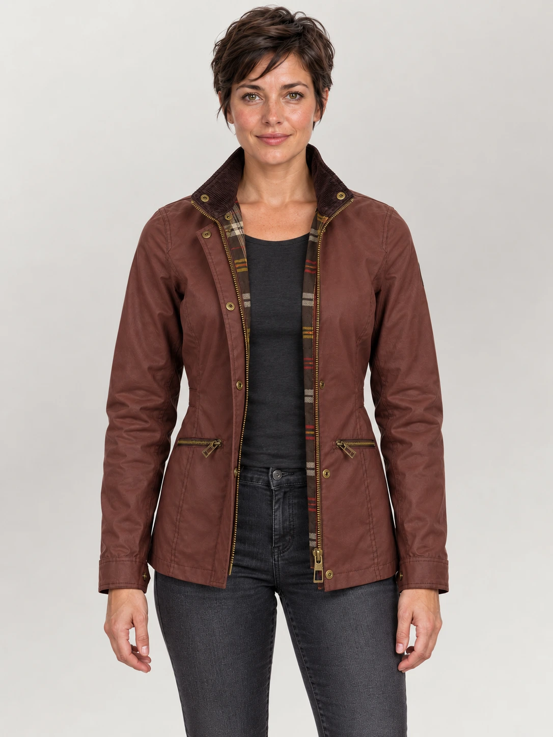 Women's Oxblood Madison Cotton Jacket