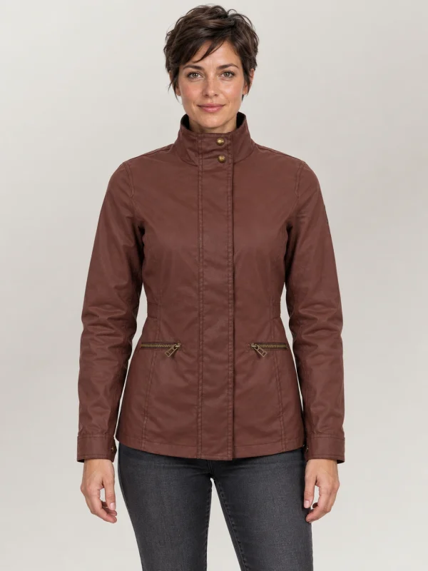 Women's Oxblood Madison Cotton Jacket