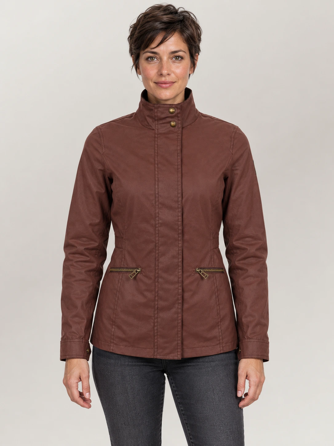 Women's Oxblood Madison Cotton Jacket