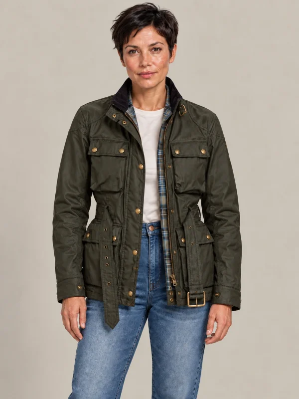 Women’s Trialmaster Cotton Jacket In Faded Olive