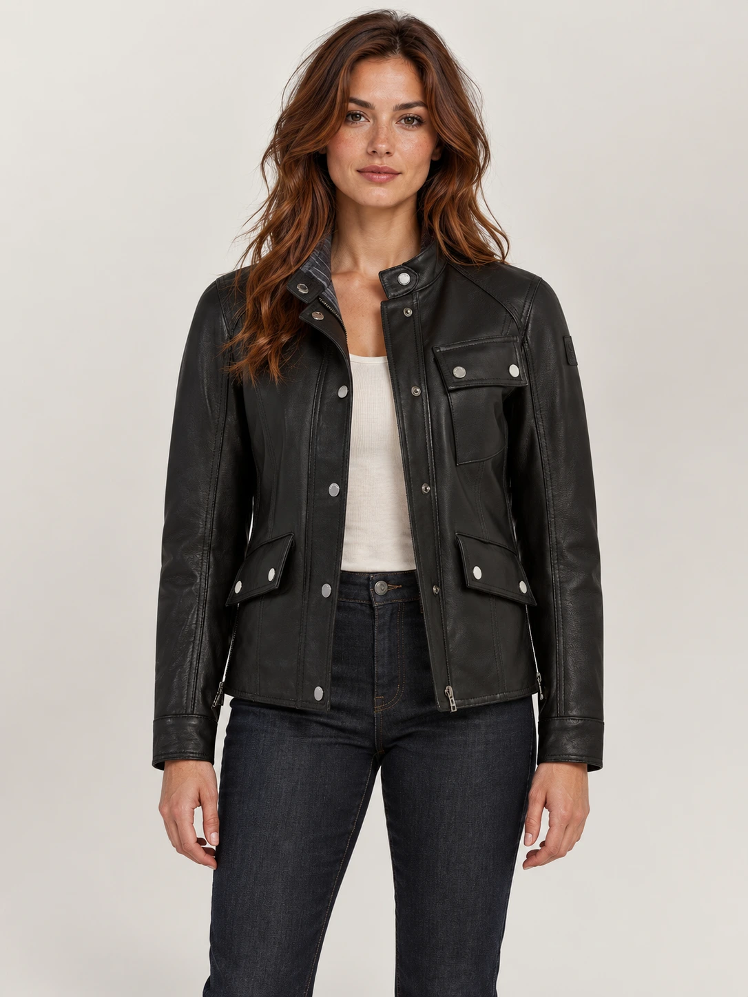 Women's Penrith Motorcyle Leather Jacket