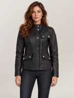 Women's Penrith Motorcyle Leather Jacket