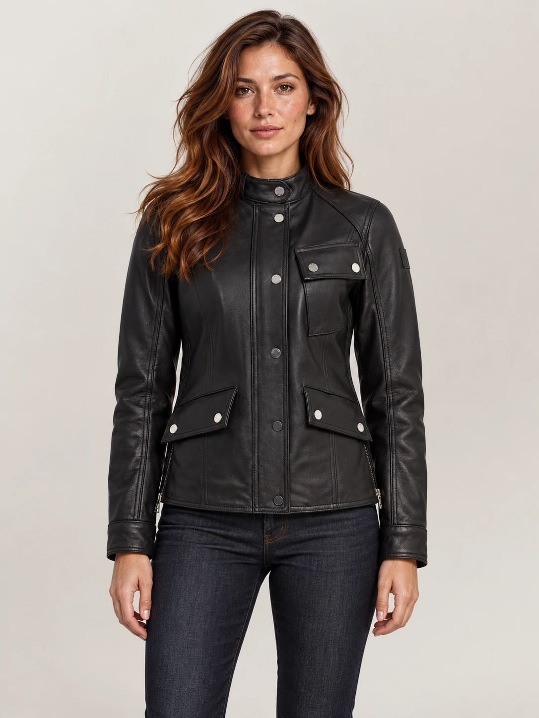 Women's Penrith Motorcyle Leather Jacket