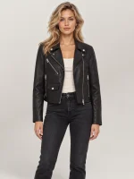 Women's Biker Sienna Leather Jacket