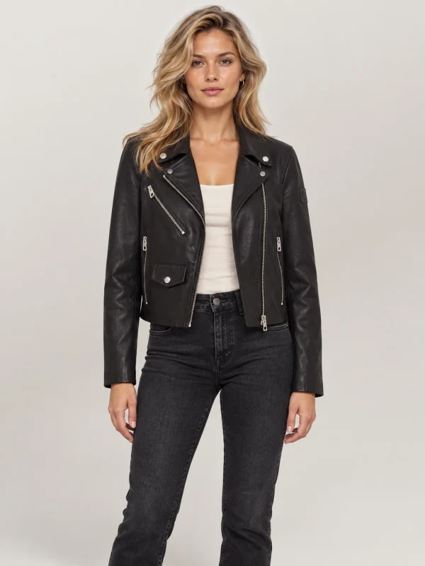Women's Biker Sienna Leather Jacket