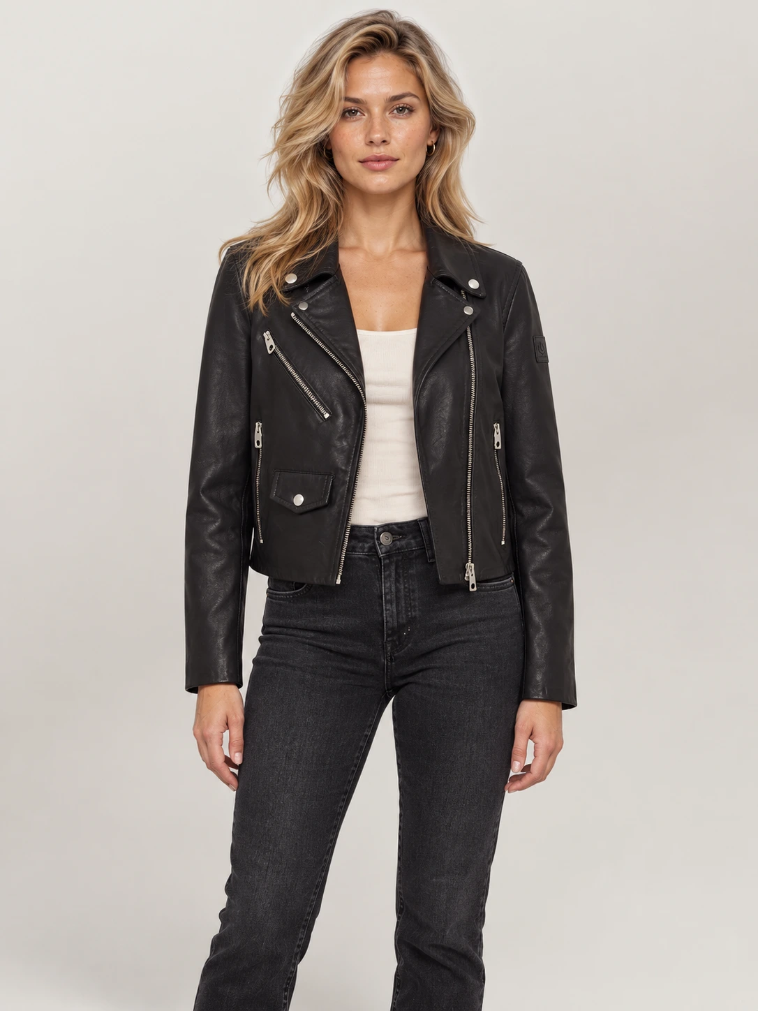 Women's Biker Sienna Leather Jacket
